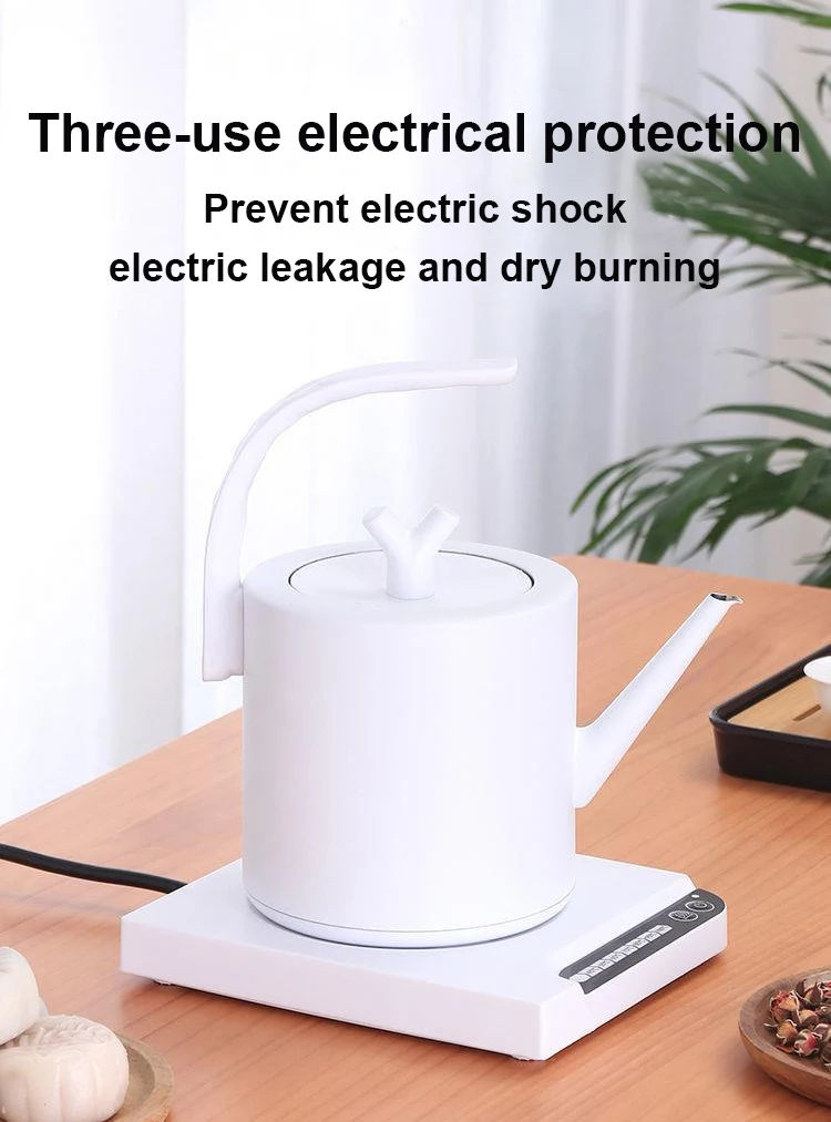 Description Picture 5 of itemLong Mouth Electric Kettle Hand Brew Drip Coffee Pot Temperature Control Teapot Keep-Warm Hot Water Heating Boiler Milk Heater