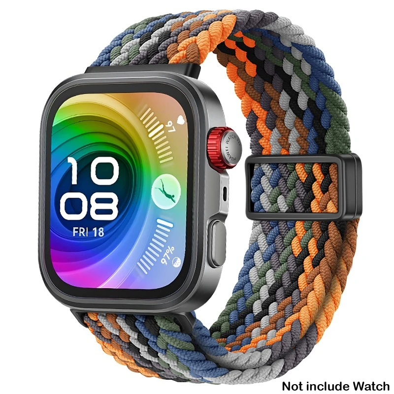 Magnetic Nylon Loop Strap - Elastic Braided Watchband Bracelet