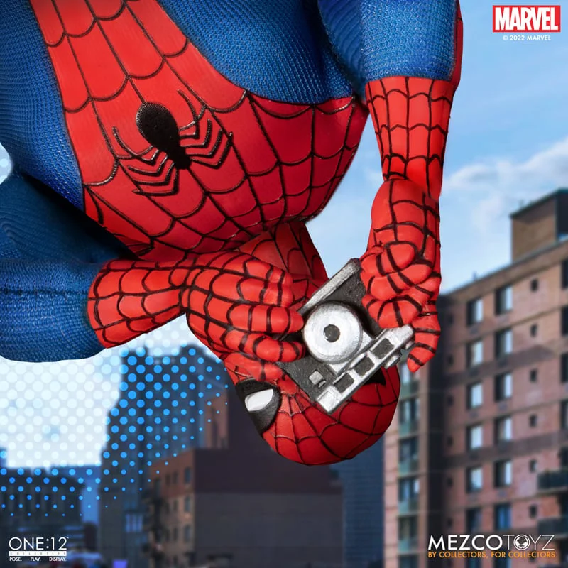 mezco スパイダーマン DLX「スパイダーマン：ファー・フロム・ホーム」+α Mezco-スパイダーマンのアクションフィギュア,オリジナルの