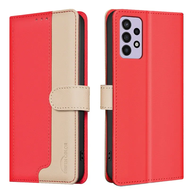 Leather Wallet Flip Case - Elegant Protective Cover