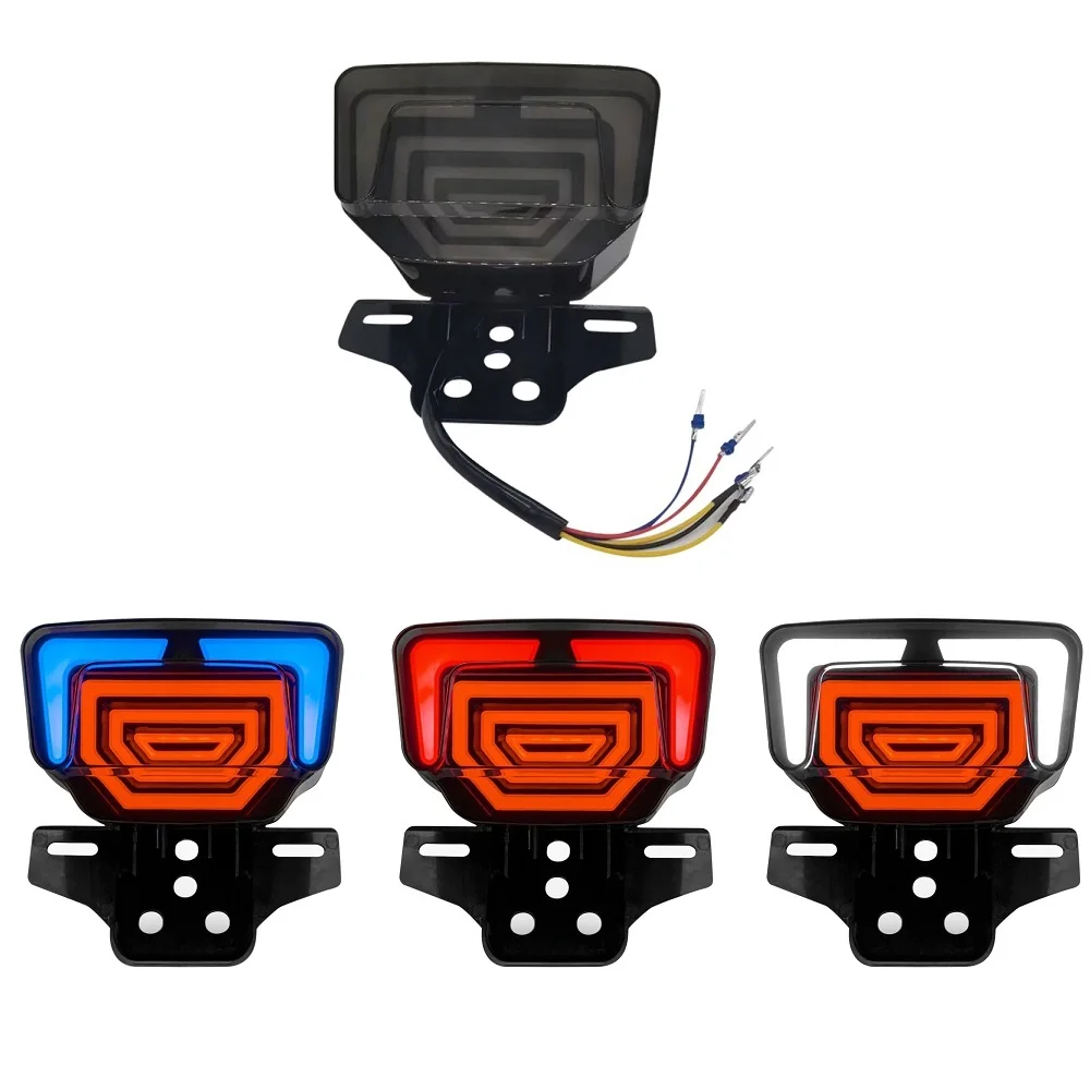 

Motorcycle Integration LED Tail Light Brake Light Stop Turn Signal Direction Blinker for TMX125/155 CG125 D7YA