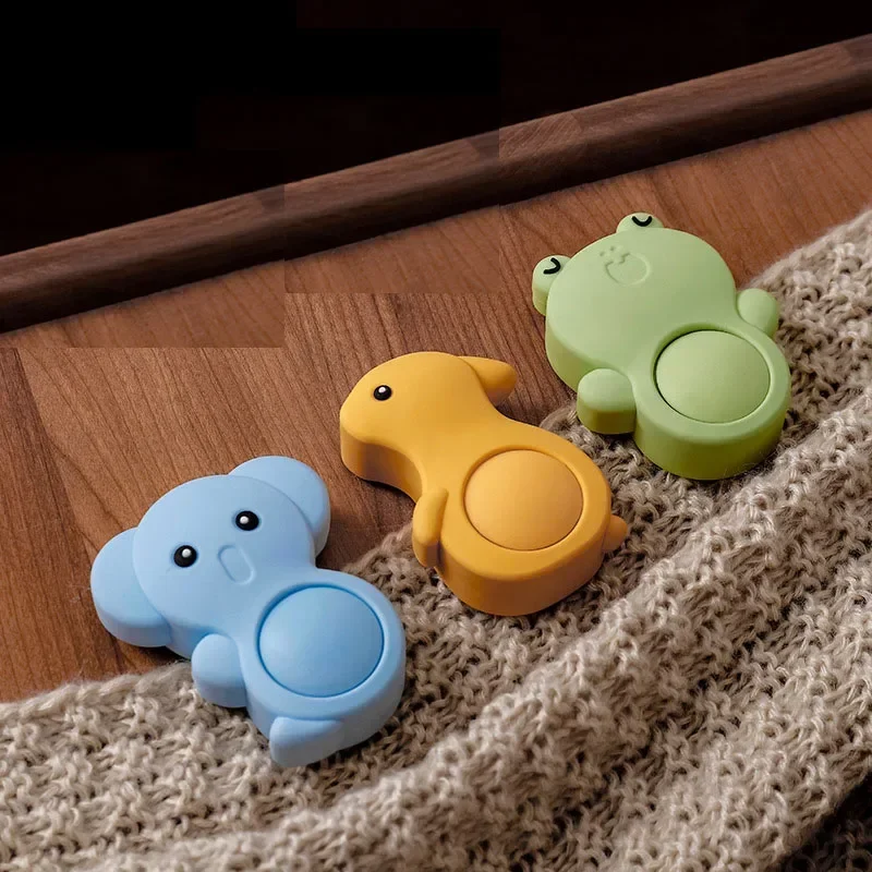 Child Safety Silicone Door Stop Cartoon Shape Home Prevent Doors From Closing Automatically Keep Baby Safe