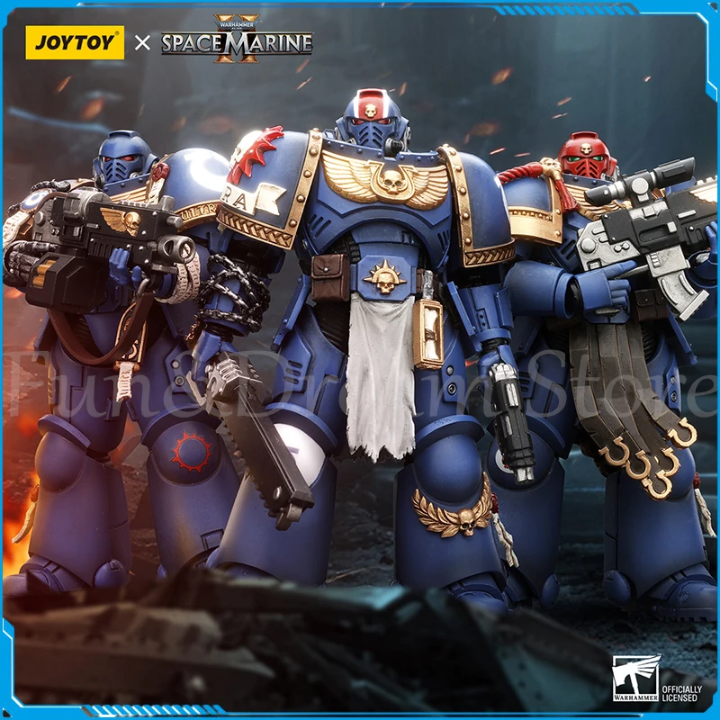 HiPlay JOYTOY Warhammer 40K – Action Figure Sergeant Gadriel Uitramarines, Edizione Limitata Gioco, Scala 1/18, 13 Cm, Set Con Accessori