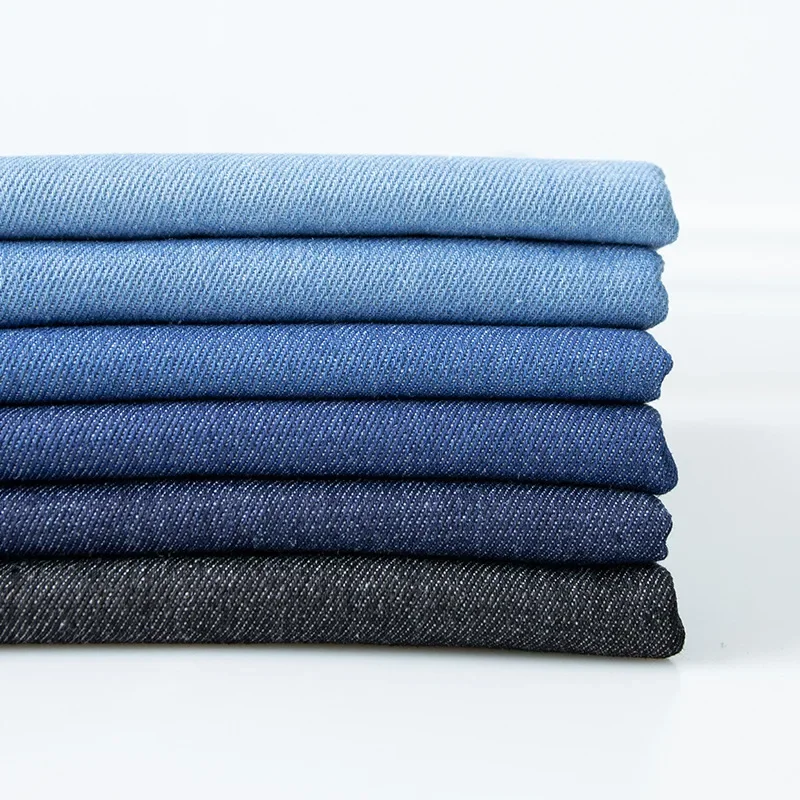 10Yarn Count Cotton Denim Shirt Jeans Youth Fabric Washing Twill Midwife Box Bag Lining Fabric From China Mainland