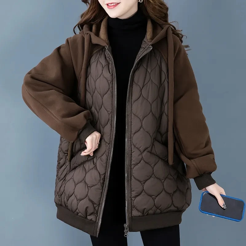 

Winter Jacket Women coat Hooded Warm Outerwear Female