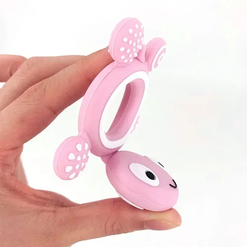 1PC Silicone Baby Teethers Turtle Food Grade Tortoise Silicone Rod Children's Goods Nurse Gift Baby Teether Toys