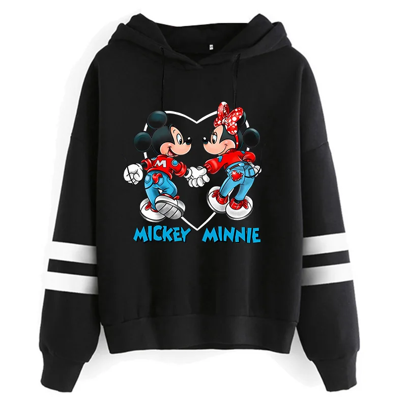 thumbnail image 1 of Sudadera con capucha de dibujos animados para niño y niña, ropa con estampado de Disney, Minnie Mouse, Mickey, Grunge, Harajuku, Y2k, años 90, 1 of 3