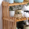 Indoor Plants Holder Wood Shelf Pot Organizer Bookshelf Balcony Bay Window Small Plant Flower Rack Storage Flower Pot Shelves 5