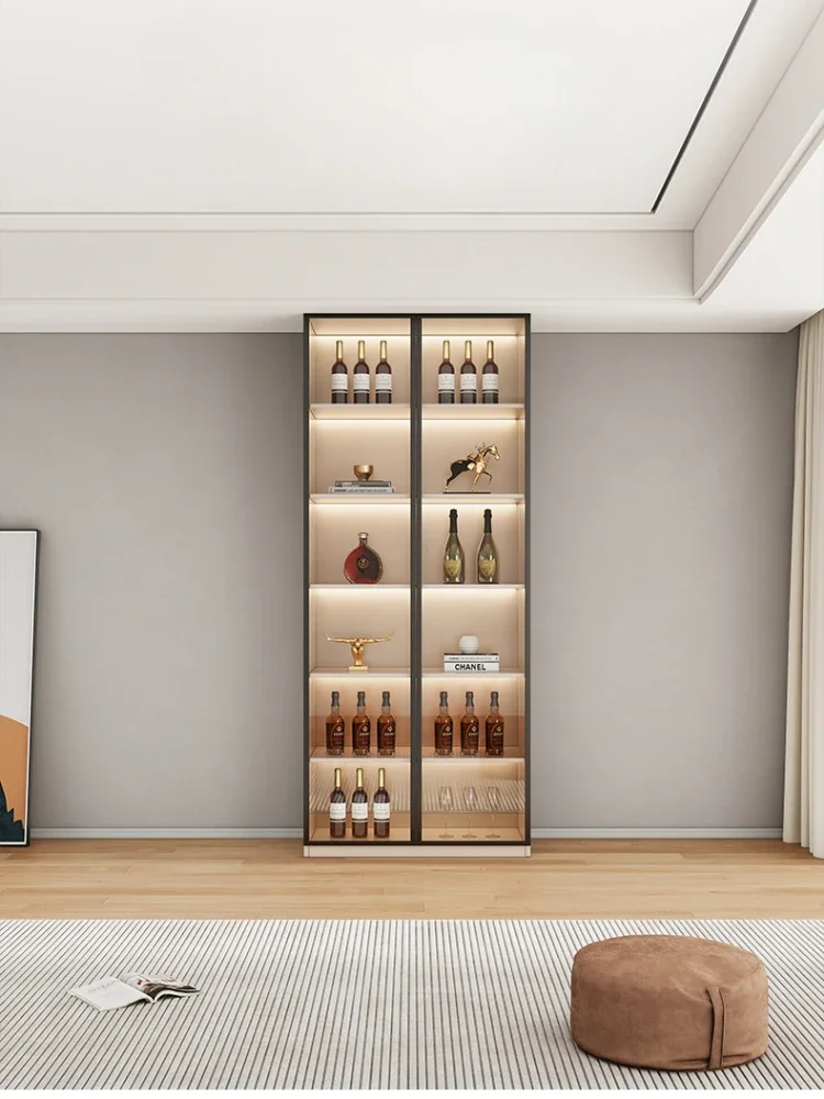 

Display Wooden Wine Cabinet Living Room Bar Bookcase Wine Cabinet Gabinete Gamer Armarios Para Sala De Estar Bar Furniture Club
