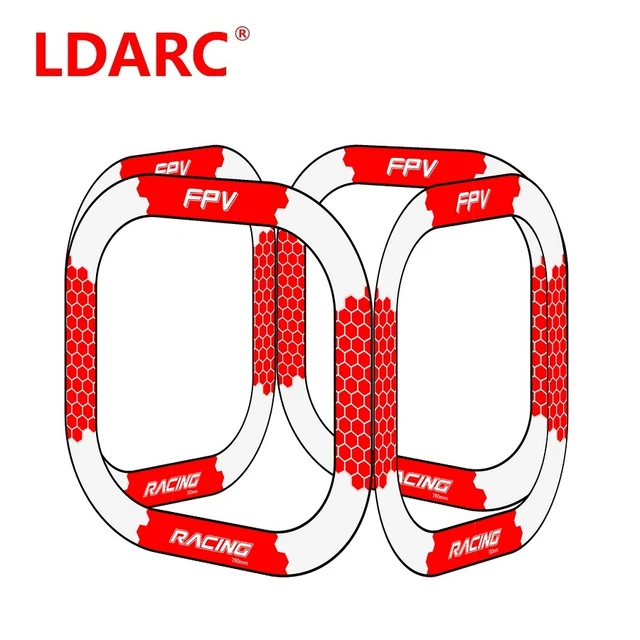 500mm voando porta de corrida portão para rc fpv corrida freestyle  tinywhoop zangão jogo prática competição diy