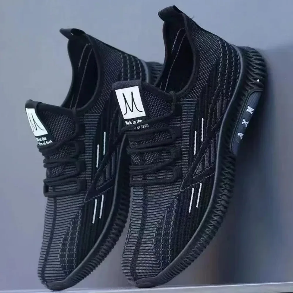 Mens Sports Shoes Running Breathable Shock-absorbing Soft Sole Casual