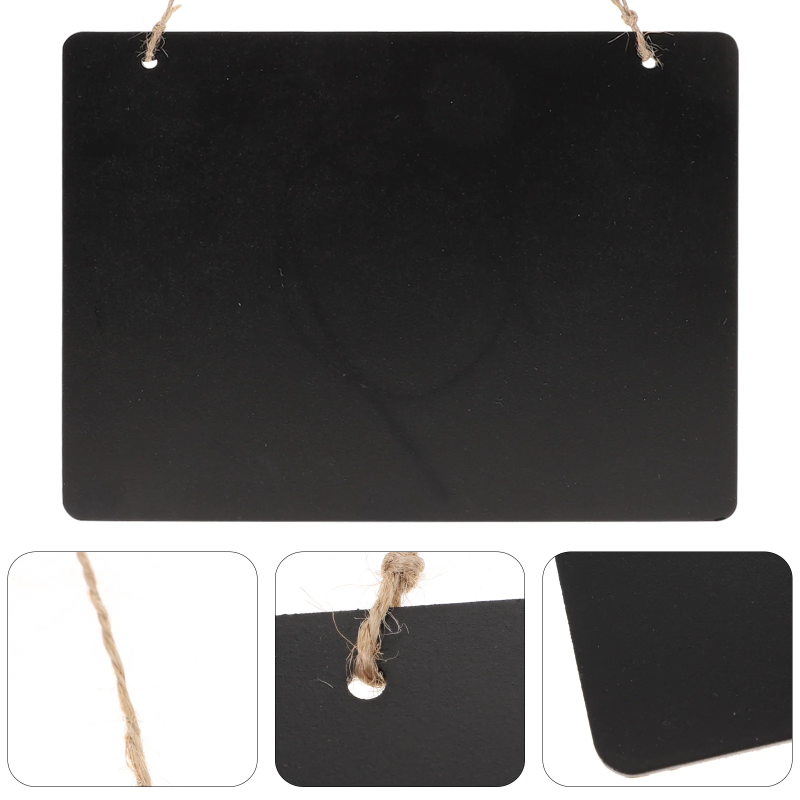 

Double Sided Home Decor Hanging Decorative Blackboard Wooden Double-sided Erasable Chalkboard Signs