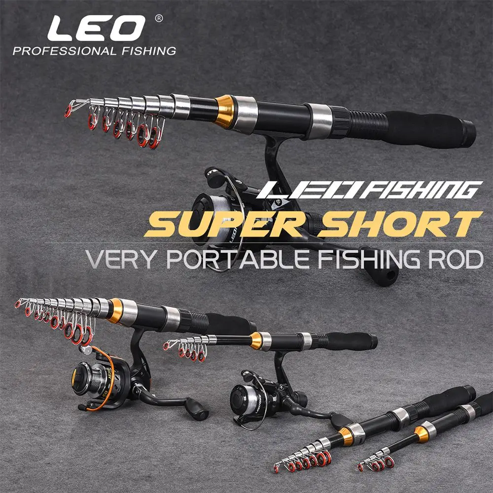 Quality 1.0m 1.2m 1.5m 1.7m 1.9m 2.1m 2.3m Spinning Sea Pole Carbon Fiber Retractable Telescopic fishing rod Pen Pole