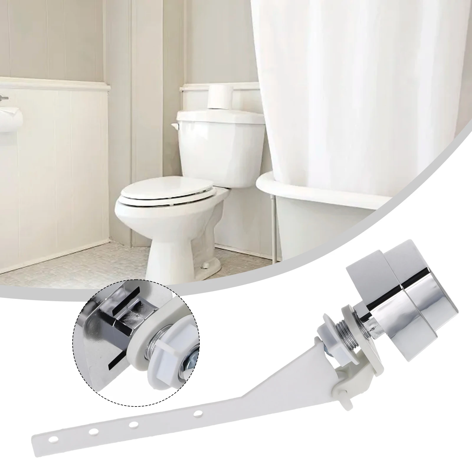 Toilet Flush Push Button Flush Toilet Flushing Side Wrench Old Style Plastic Tank Push push button switch toilet flush button