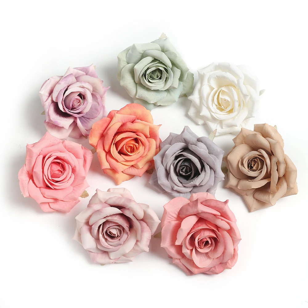 2/5 Stuks Roos Kunstzijde Nep Bloemen Huis Kamer Decoratie Bruiloft Bruiden Tuinfeest Decor Diy Kleding Accessoires