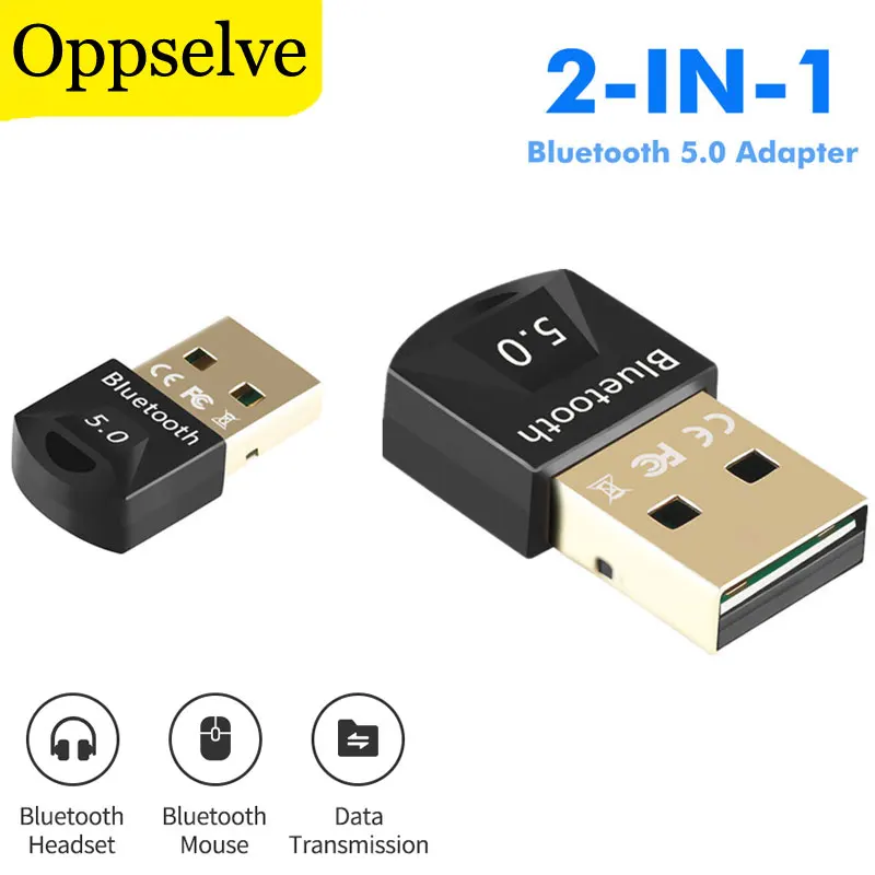 

Mini Wireless Bluetooth Audio Adapter BT 5.0 Dongle Music For PC Laptop Computer Keyboard PS4 Bluetooth 5.0 Receiver Transmitter