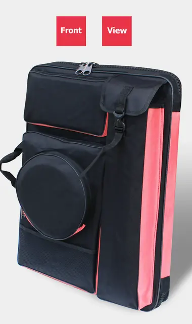 Borsa Porta Disegni Impermeabile Formato A3 - Zaino O Borsa Per Artisti Con Multiple Tasche
