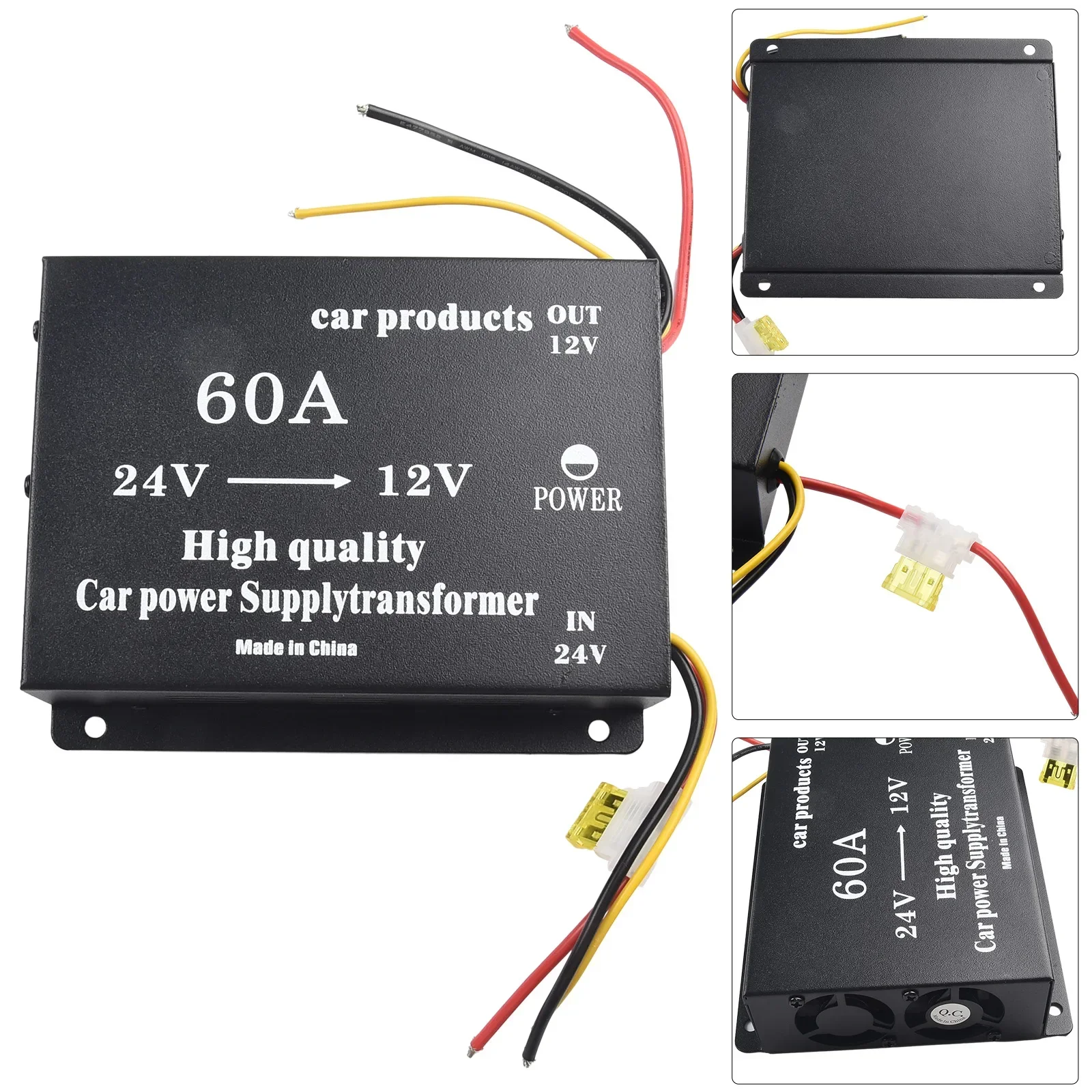 Efficient 24V To 12V Step down Power Converter, Stable Voltage Output, Reliable Performance, Ideal for Trucks and Buses
