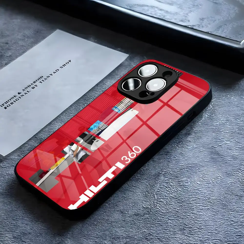 Luxury Glass Design Toolbox Brand Hilti Tools Phone Case