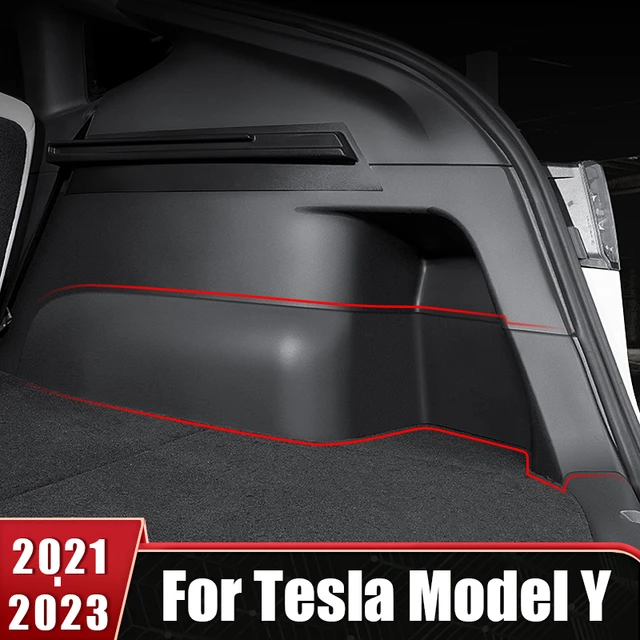For Tesla Model Y ModelY 2021 2022 2023 ABS Car Rear Trunk Side