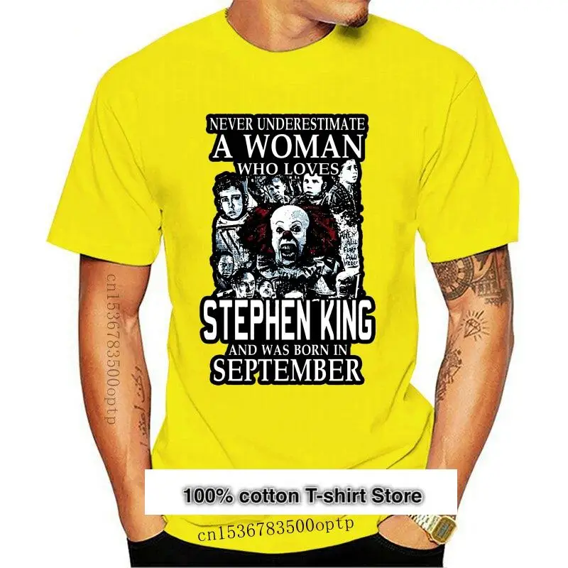Camiseta De Hombre Para Mujer, Camisa De Stephen King, Camisetas Geniales, Top De Mujer