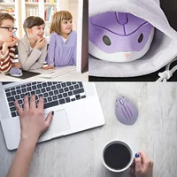 Bluetooth+2.4G Wireless Cute Mouse Hamster Cartoon USB Creative Mute Mause Ergonomic Mini 3D Optical Kid Gift Mice For PC Laptop - Image 6