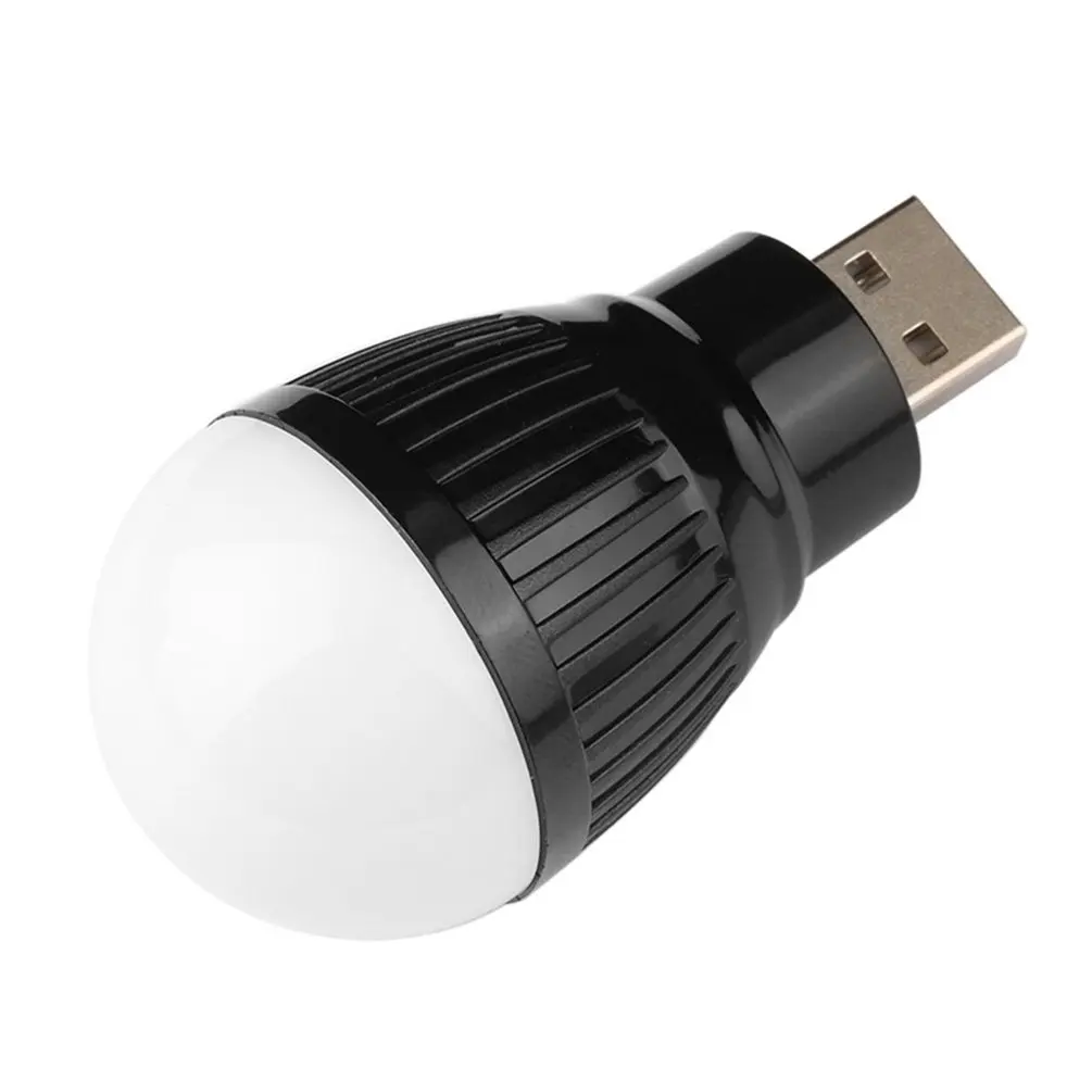 USB Light Bulb Portable 3W 5V LED Reading Light Energy-Saving Emergency Lamp Night for Outdoor Camping Lighting