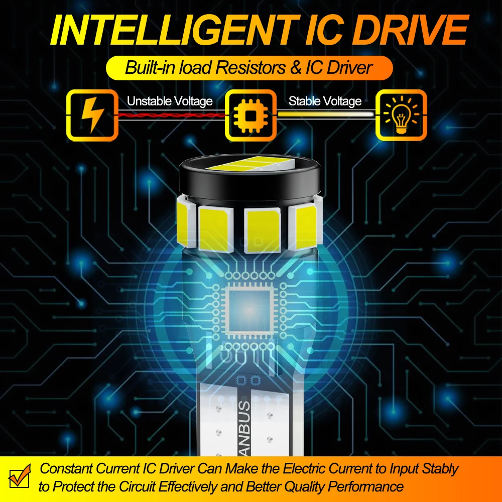 LED ĵ   194 168 ڵ ׸ , T10 W5W , 6500K ȭƮ, 12V   , ڵ ׼