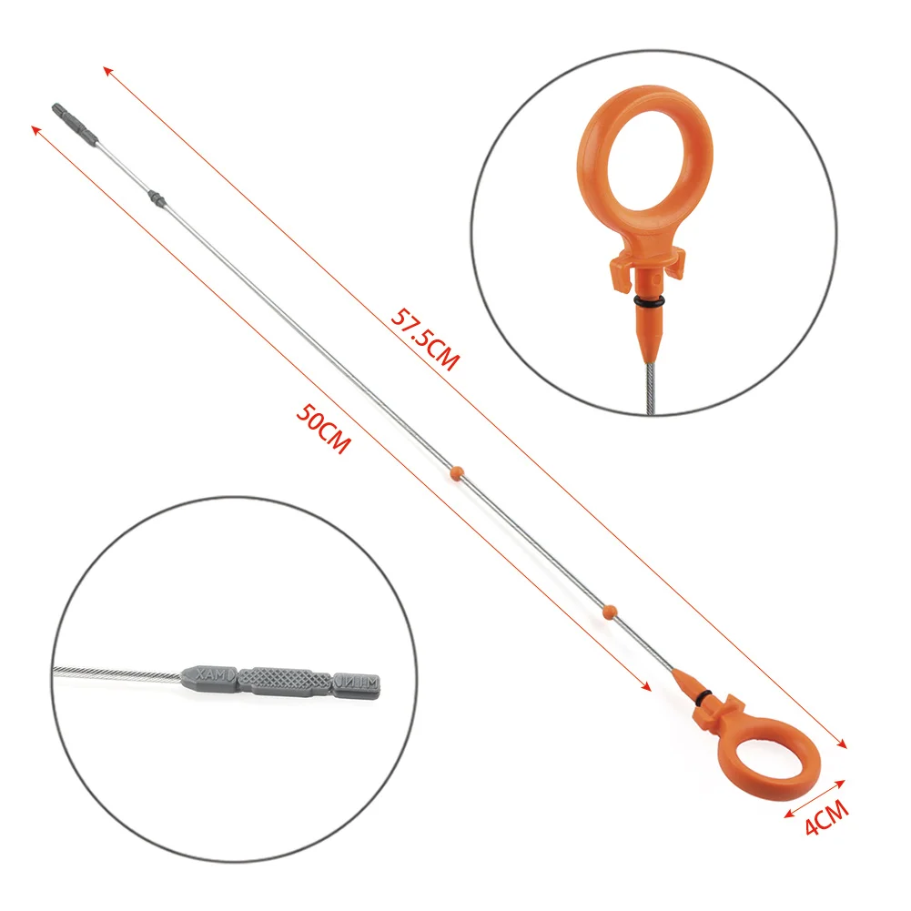 575mm engine oil dipstick For VW Golf Passat Jetta Touran Eos For SEAT Altea Leon Audi A3 S3 SKODA Octavia 06F115611E