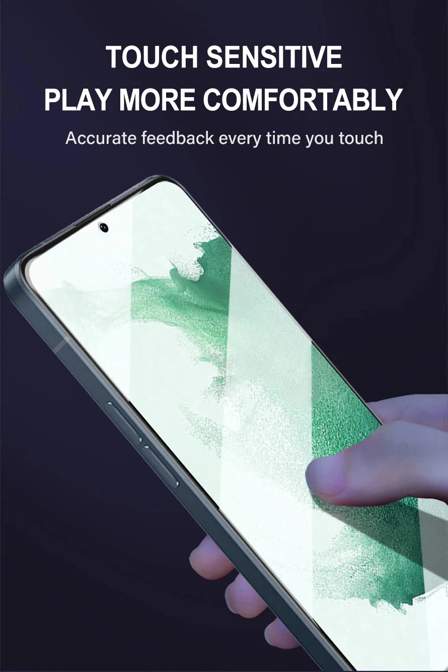 2PCS Fingerprint Entsperren Gehärtetem Glas Für Samsung Galaxy S24 Ultra S23 S22 S21 Plus Screen Protector Für Samsung S21 s20 FE – Detail 6