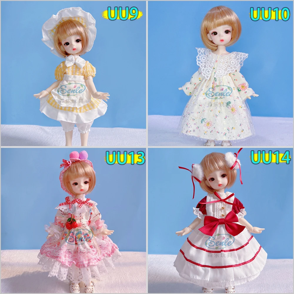 Neue Prinzessin Kleid Für bjd Puppe 30 cm Mode Lässig Anzug Rock Puppe 1/6 Kleidung für Kinder DIY Mädchen Spielzeug – Detail 4