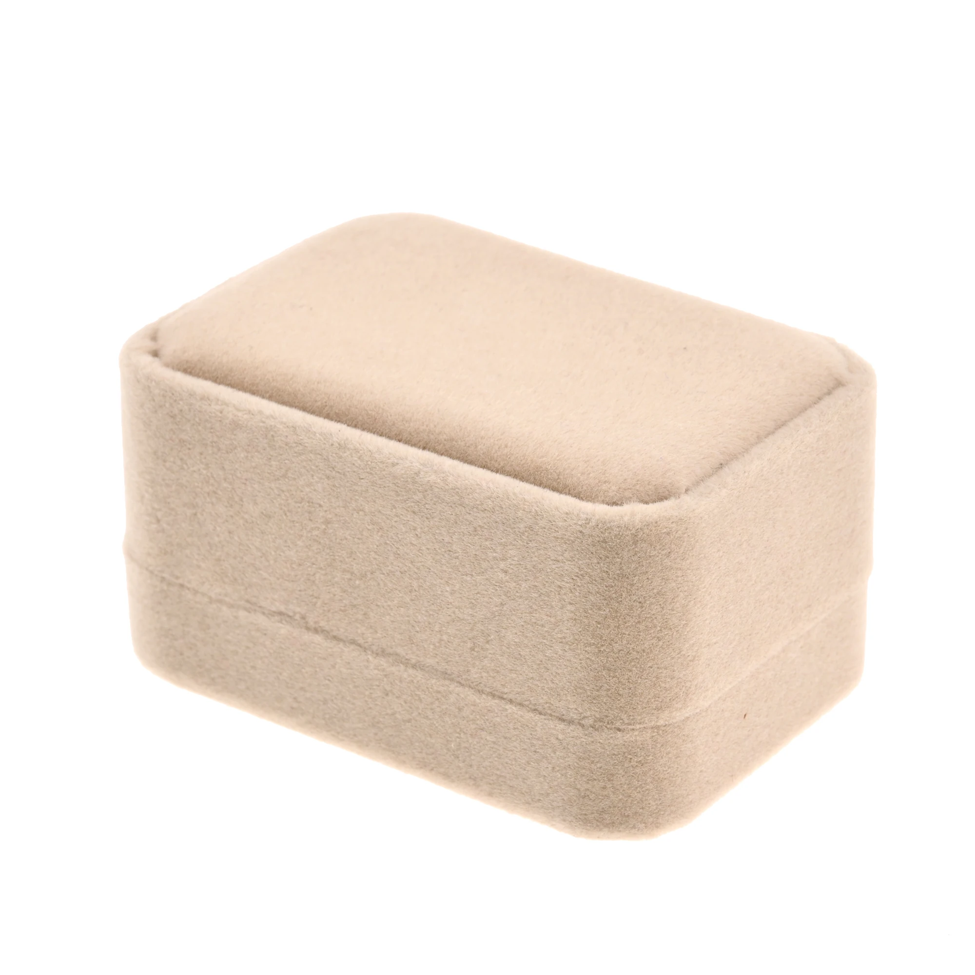 High-End Samt Paar Doppel Ring Box Ohrringe Box Schmuck Fall Lagerung Geschenk Box Schmuck Zähler Display Valentinstag box – Detail 9