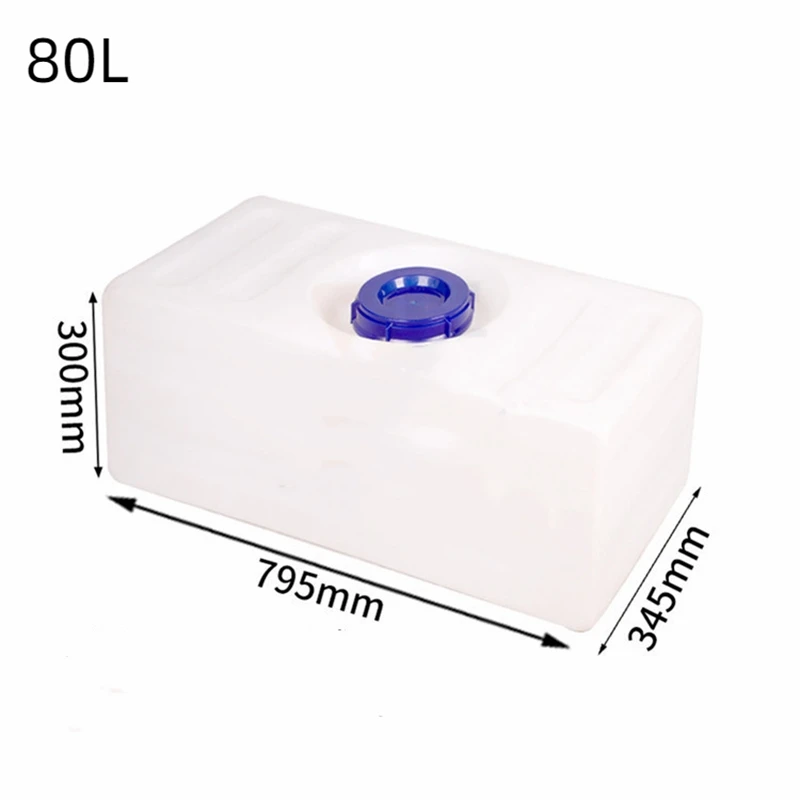 60L/70L/80L/100L RV Professional Fresh Water Holding Tank Water Tank Transformation Horizontal Car Plastic Bucket rv water tank system drinking water container