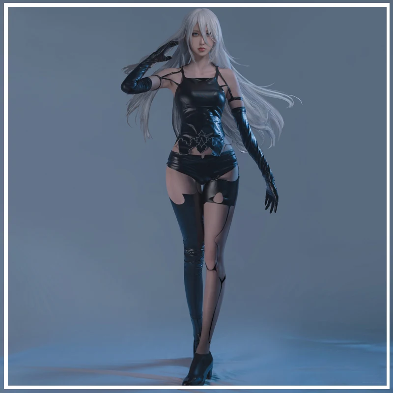 

COS-HoHo Anime Game NieR Automata A2 Battle Suit Sexy Handsome Uniform Cosplay Costume Halloween Party Role Play Outfit Women