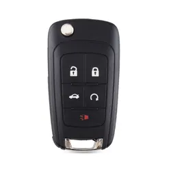 Premium Flip Folding Remote Car Key Shell - 5 buttons