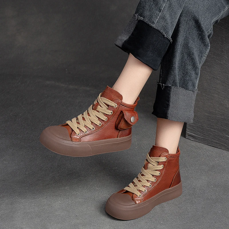 

Platform Ankle Boots For Women Fashion Back Zippers Thick Bottom Short Boots Autumn Winter Shoes Ladies Elegant Mordern Booties