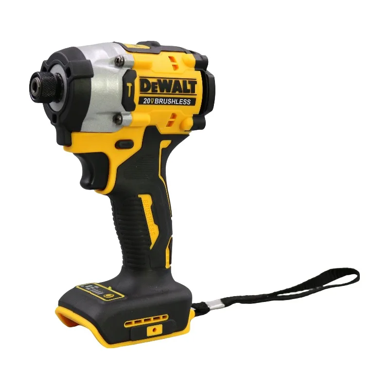 DEWALT 브러시리스 모터 무선 충전식 스크루 드라이버, 임팩트 드릴, 리튬 전동 공구, DCF860, 20V, 282Nm