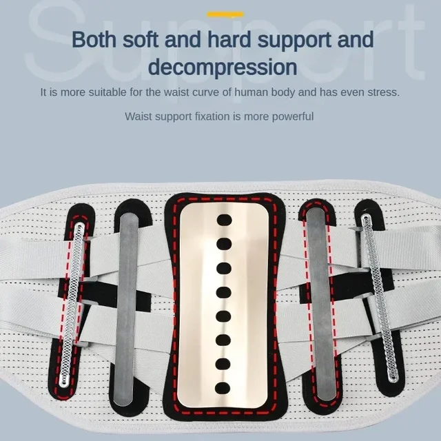 Lumbar Support Belt Disc Herniation Orthopedic Strain Pain Relief Corset For Back Posture Spine Decompression Brace 3