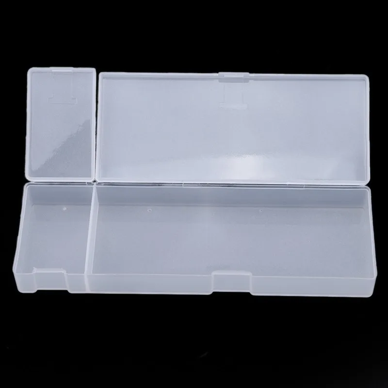 Cute Kawaii Transparent Plastic Pencil Cases Pen Box For Kids Gift Office School Supplies Stationery Materials