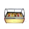 10 12 16 18 Trays Commercial Refrigeration Gelato Showcase Ice Cream Chest Display Machine Counter Top Hard Ice Cream Freezer 5
