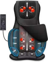 Neck and Back   with Heat, Full Body Massage Chair Pad with Compression, Shiatsu Kneading Seat Portable, Seat Mas 1