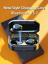 2022 New TWS Wireless Bluetooth 5.2 Headphone Stereo Sports Waterproof Earhook Earphones With Microphone Charging Box 