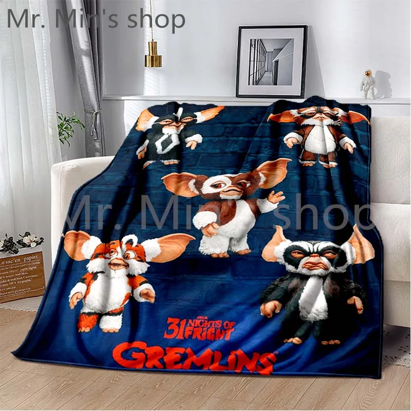 Gremlin 84 Blanket Gizmo 80s Movie Mogwai Monster Gremlins Blankets Stylish Shawl Boy Girl's