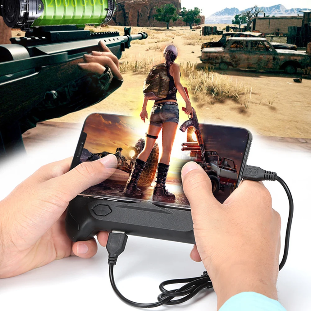 Dual Cooling Fan, Game Cooler para telefones, Acessórios para jogos, Grip
