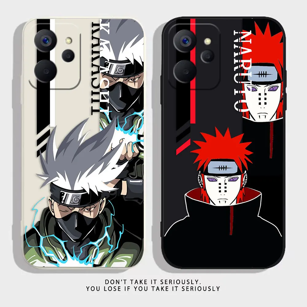 

Anime N-Naruto K-Kakashi Phone Case For OPPO Realme 11 10 9 8 8I C30 C33 C35 C53 C55 GT NEO 2 3 5 NARZO 50 5G Case Funda Shell