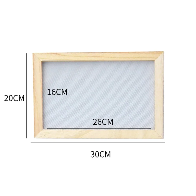 2x Vintage Wooden Paper Making Mould Frame Screen for Handmade Paper  20x30cm - AliExpress