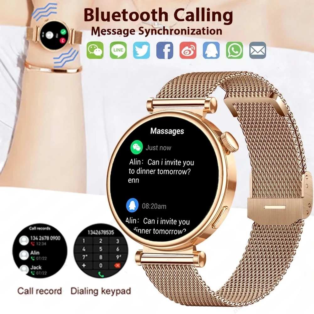 2025 For Original HUAWEI Watch GT5 Mini 40mm Women Smart Watch MenBluetooth Call GPS track AMOLED NFC Bluetooth Call smartwatch 2