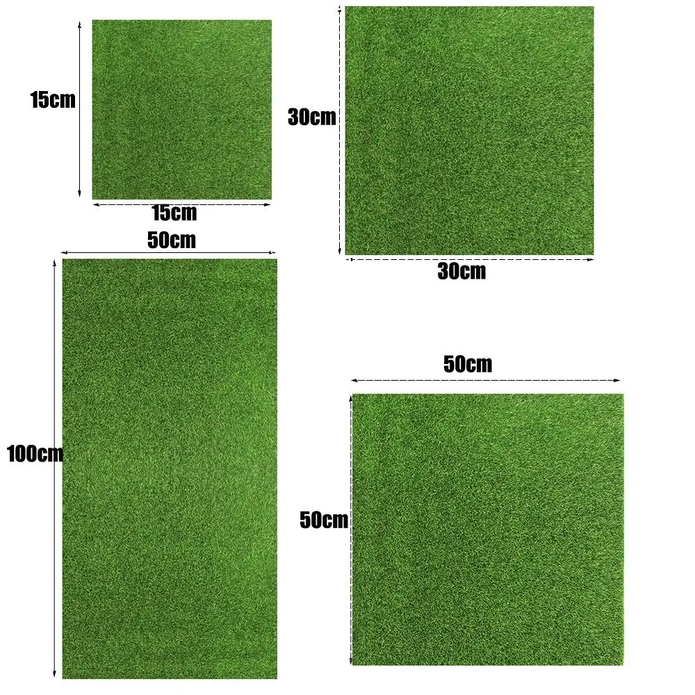 Grass Mat Green Artificial Lawns Turf Carpets Fake Sod Simulation Moss Lawn Turf Fake Green Grass Mat DIY Micro Landscape Hom
