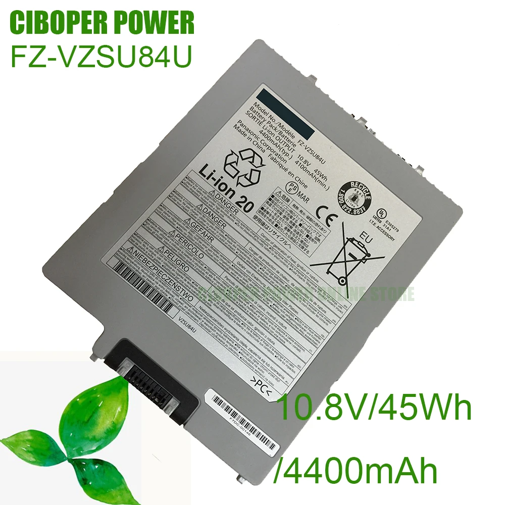 

CP New Genuine Laptop Battery FZ-VZSU84U 10.8V/45Wh / 4400mAh For FZ-G1 Tablet PC FZ-VZSU84R FZ-VZSU84A2U FZ-VZSU88U Series