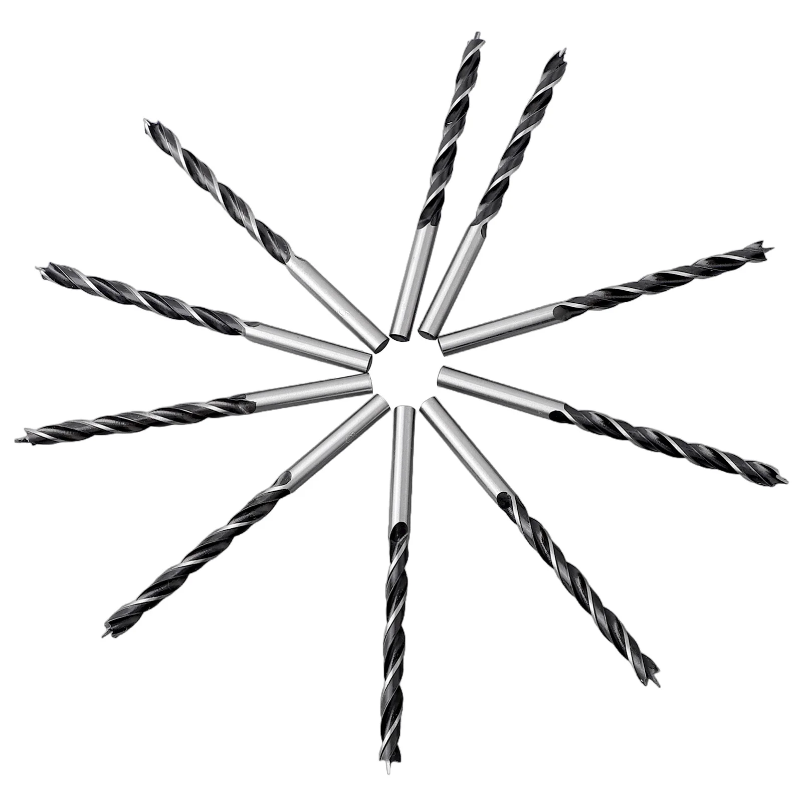 

Professional Grade Woodworking Spiral Drill Bit Pack Of 10 5mm Diameter Suitable For Softwood And Plastic Parts